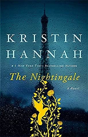 A poignant book cover of The Nightingale