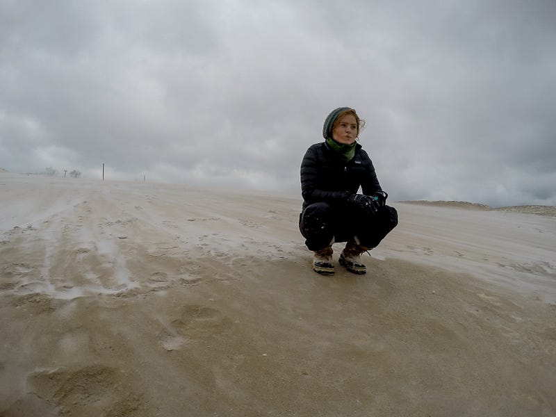 Adventuring on sand dunes