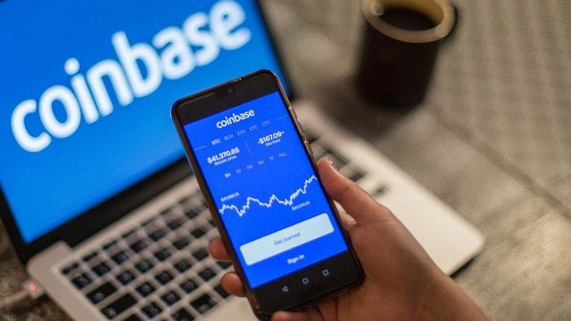 User-friendly interface of Coinbase