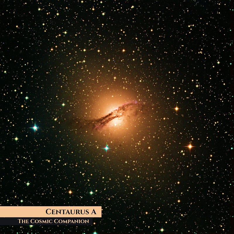 Centaurus A captured in visible light