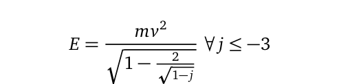 Modified energy equation