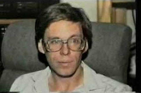 Bob Lazar during an interview about UFOs