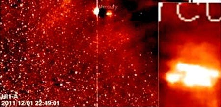 NASA's STEREO satellite captures a mysterious object near Mercury