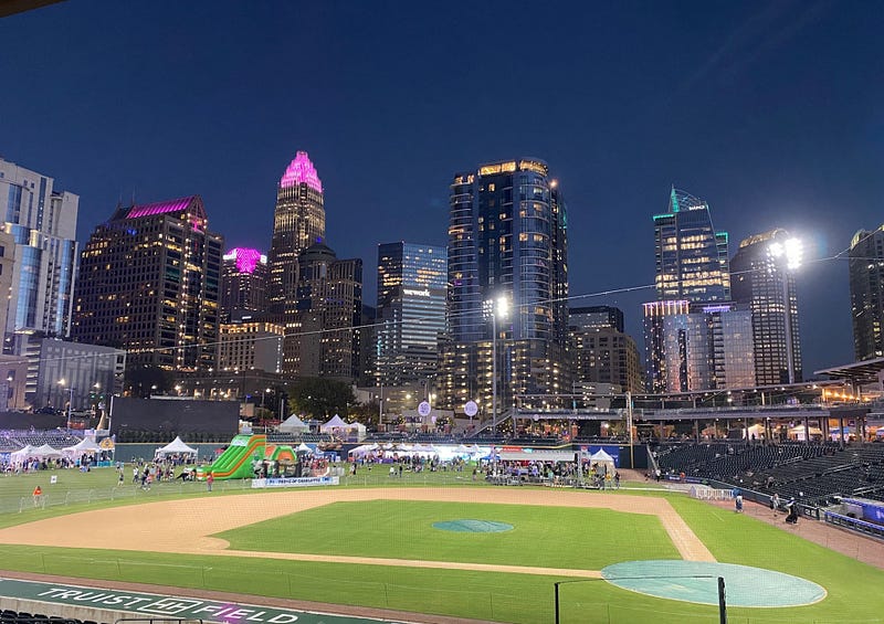 A vibrant view of Charlotte, NC