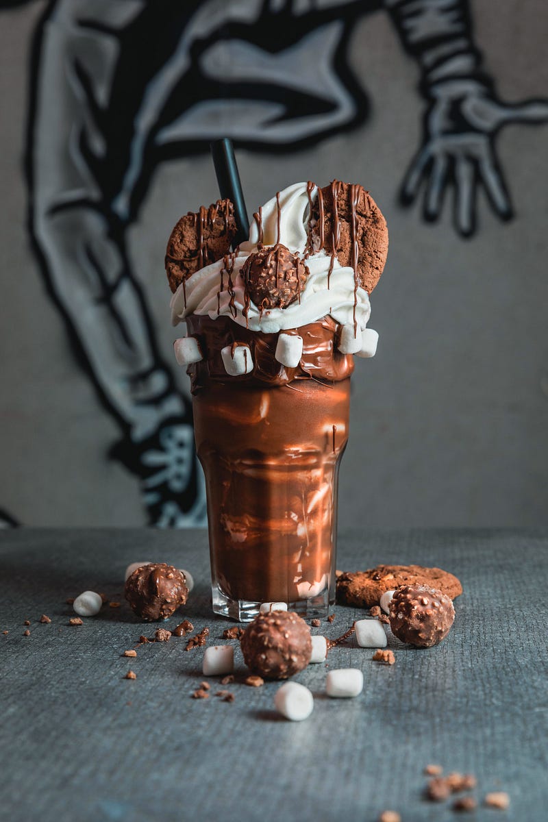 A delicious milkshake representing the study's theme.