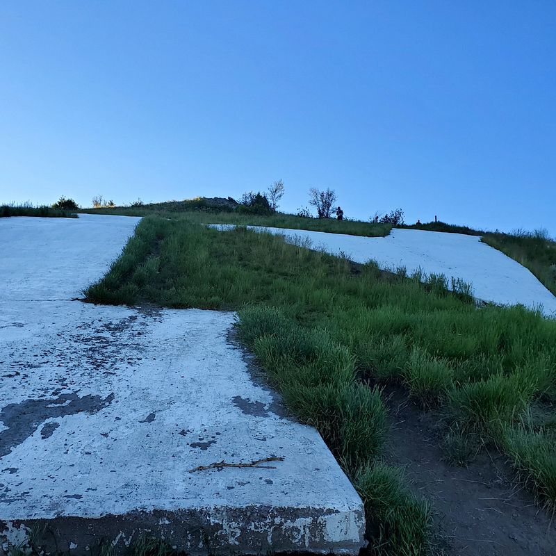 Author's view along the trail