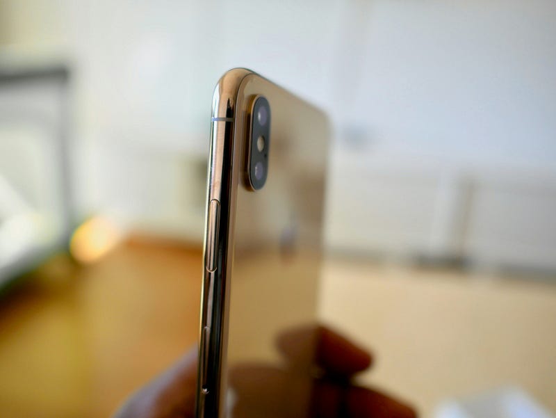 iPhone XS Max showcased in an elegant setting.