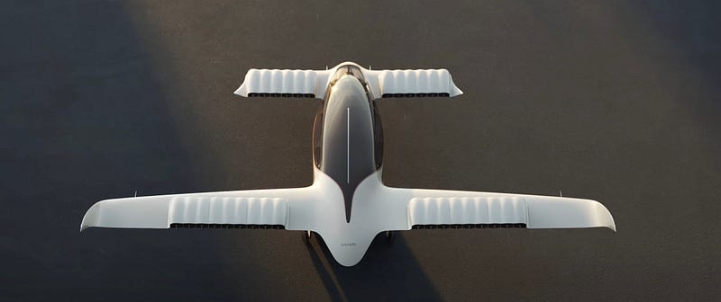 Lilium Jet showcasing its sleek design