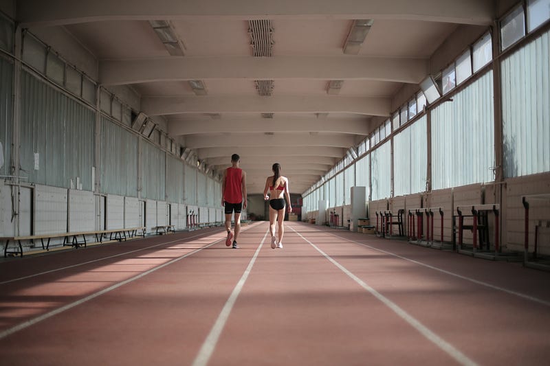 Dynamic stretching before a run