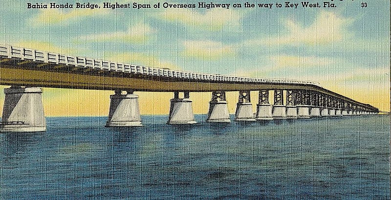 Bahia Honda Bridge on the Overseas Highway