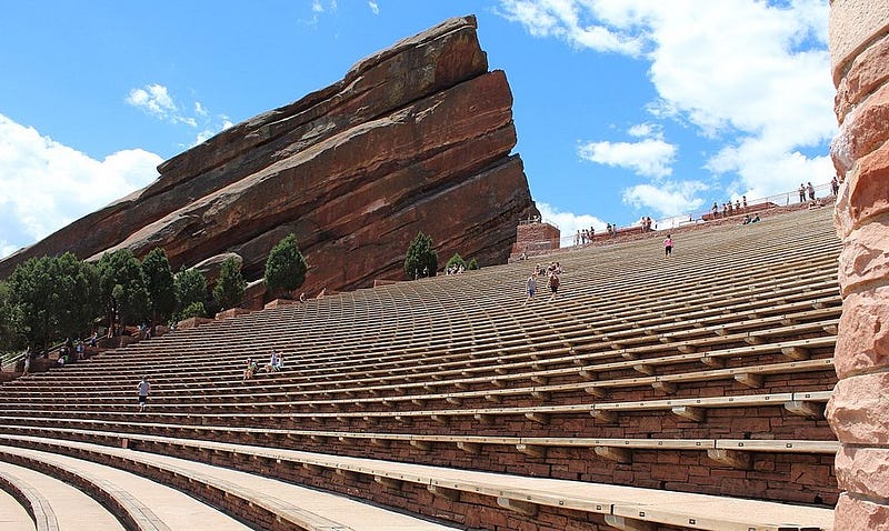 Red Rocks Amphitheatre in Colorado