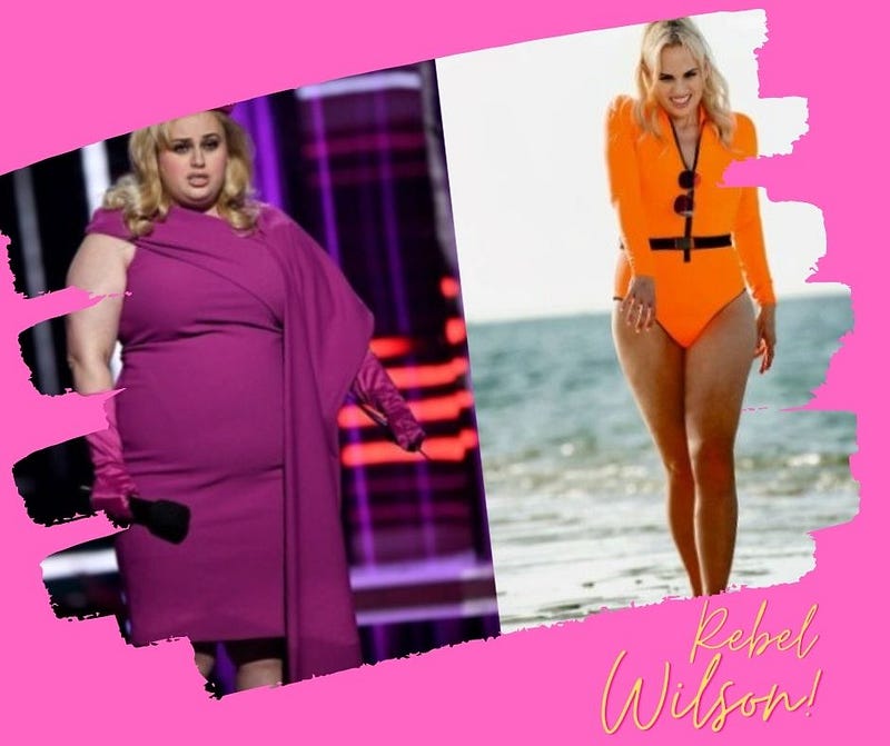 Rebel Wilson's transformation journey