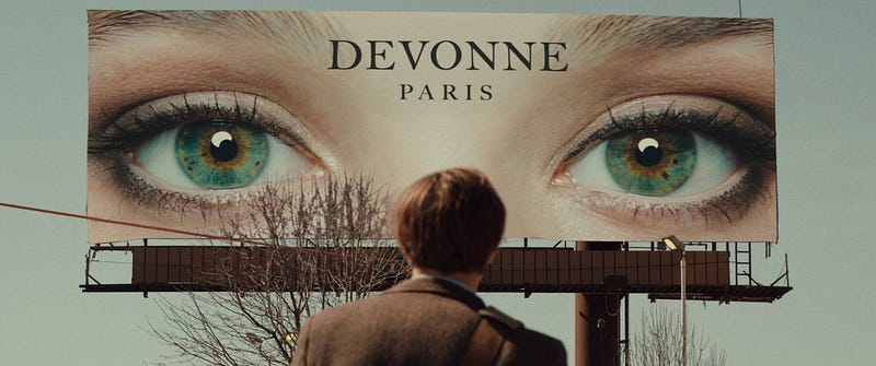 Screenshot from "I Origins" depicting the significance of eyes