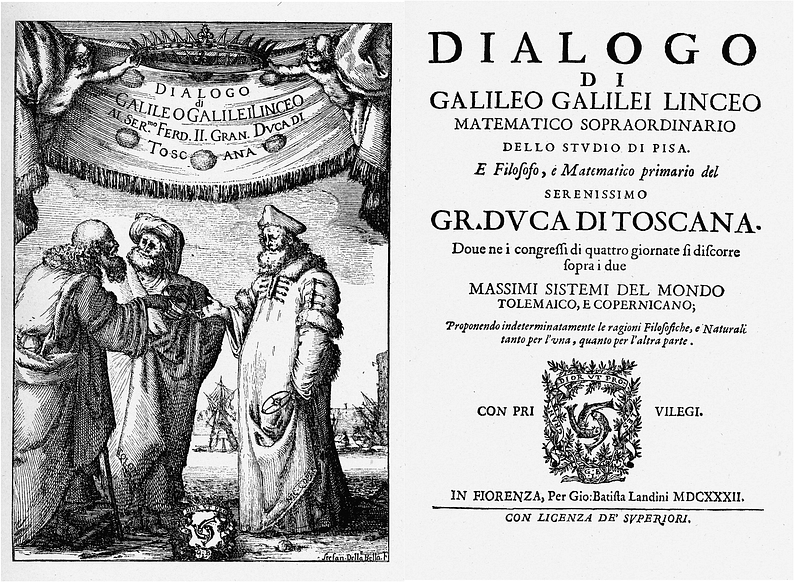 Cover of Galileo's Dialogue Concerning the Two Chief World Systems