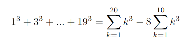 Filling in values to solve the equation