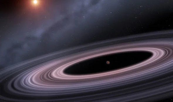 J1407B's magnificent ring system