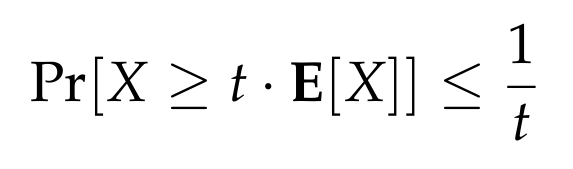 Visual representation of Markov's inequality implications.