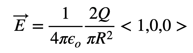 Total Electric Field Expression