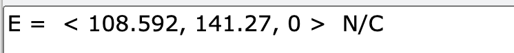 Output from Electric Field Calculation