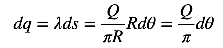 Expression for Infinitesimal Charge