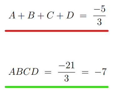 Final answer for the polynomial puzzle