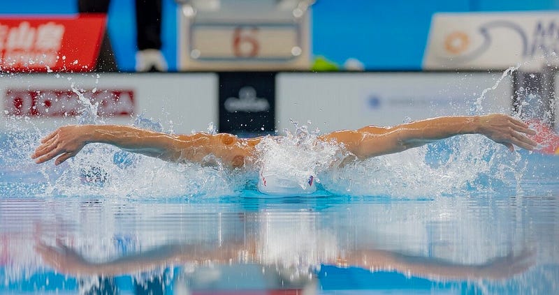 Athlete preparing for a crucial race