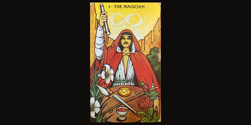 The Magician Tarot Card from the Morgan Greer Deck